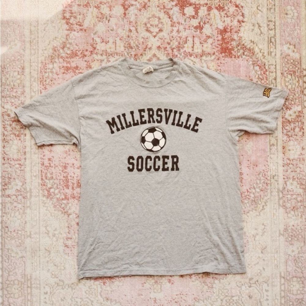 The Cotton Exchange, Men’s Vintage Millersville Soccer T-Shirt